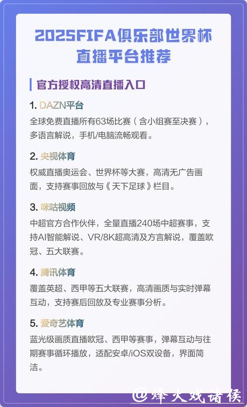 免费观看世界杯比赛直播平台推荐